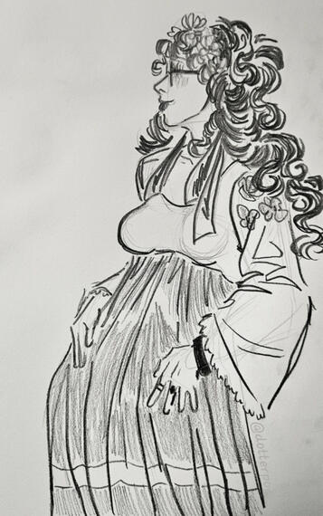 Lines: pencil